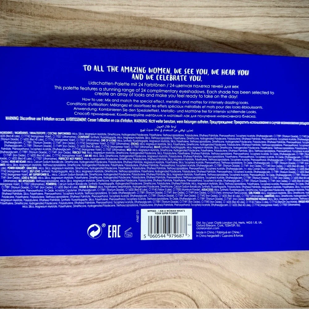 CIATÉ LONDON I‎ Am Woman V2 Eyeshadow Palette